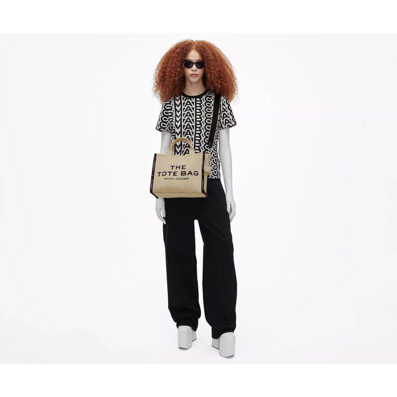 MARC JACOBS The Jacquard Medium Tote Bag image number 3